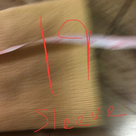 Baby Yellow Calvin Klein Lightweight Turtleneck Sweater Small100% Cashmere *Flaw - Picture 7 of 8